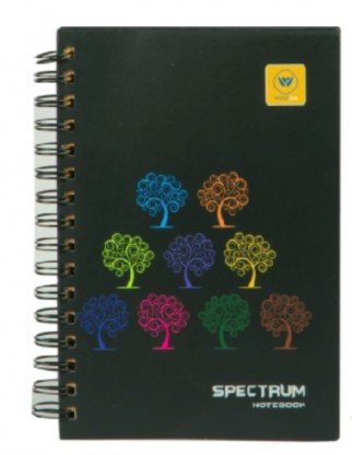 Worldone Spectrum Wiro Spiral Ruled Notebook A5