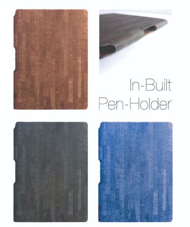 Anupam Plush Cork Texture PU cover