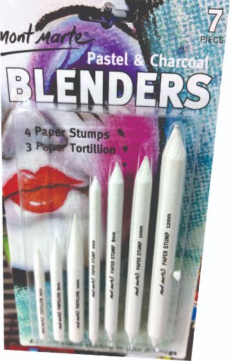 Mont Marte Blenders Stick 7 pieces for Pastel and Charcoal