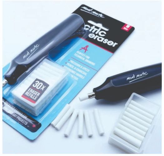 Mont Marte Electric Eraser with 30 refill