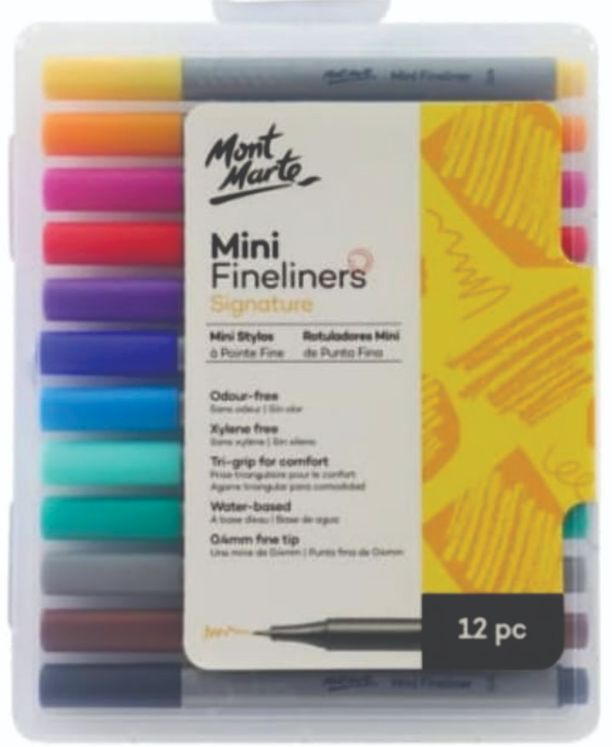 Mont Marte Mini Fine Liners Signature 12 shade