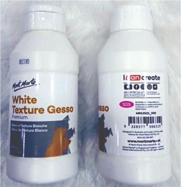 Mont Marte White Texture Gesso Premium 250ml