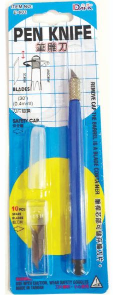 Pen Knife Dafa C 603 30inch 0.4 mm with safey Cap