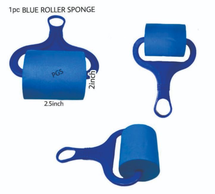 Sponge Blue Roller 2.5 inch Broad single pc