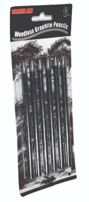 Woodless Graphite Pencil 6 shade