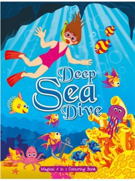 Art Factory deep sea dive magical 5 in 1 colouring book