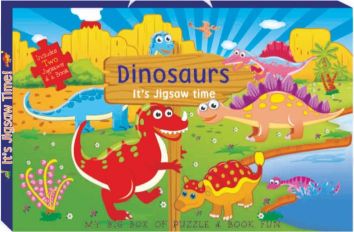 Art Factory My Big box of Puzzle & Book Fun Dinosaurs its jigsaw Time