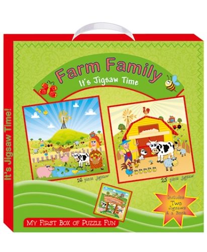 Art Factory My First box of Puzzle Fun Farm Family its jigsaw Time