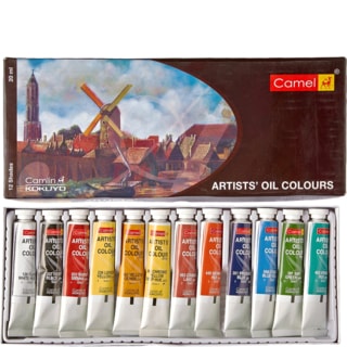 Camel 0111702 Artist Oil Colour 20ml Tube 12 Shade