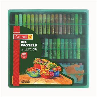 Camel 4329540 Oil Pastel Plastic Box Pack 50 Shade