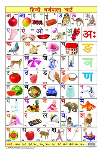 Dreamland Hindi Varnmala Hanging Chart