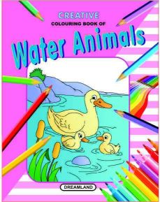 Dreamland Creative Colouring Book Water Animals