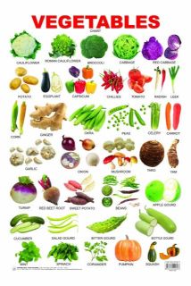 Dreamland Vegetables Hanging Chart