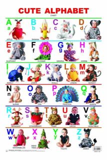 Dreamland Cute Alphabet Hanging Chart