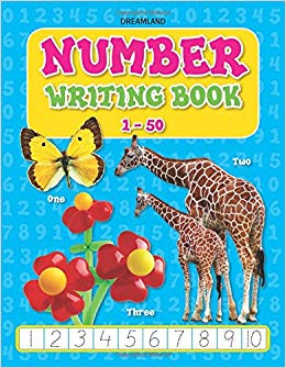 Dreamland Number Writing Book 1 50