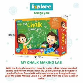 Explore My Chalk making Lab Activity Kit