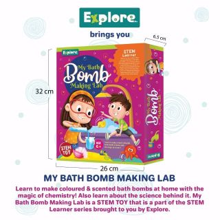 Explore My Bath Bomb Making Lab Activity Kit