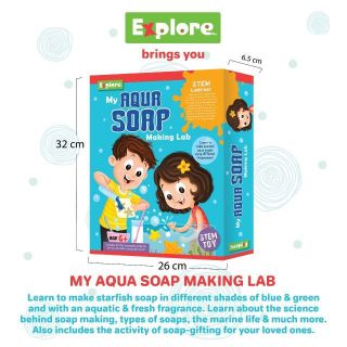 Explore My Aqua Soap Making Lab Activity Kit