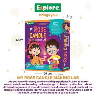 Explore My Rose Candle Making Lab Activity Kit