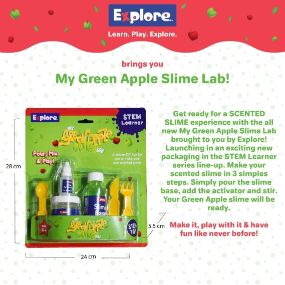 Explore My Green Apple Slime Lab