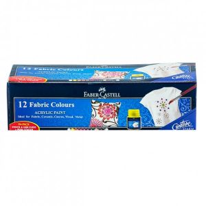 Faber 1410507 FABRIC ACRYLIC COLOUR 12 shade