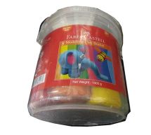 Faber 120842 MODELLING 8 Colours CLAY BUCKET