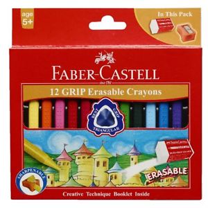 Faber 122912 ERASABLE CRAYON 16 shade