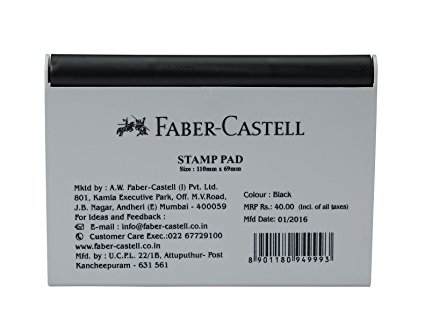 Faber 194999 Stamp Pad colour Blue, Black