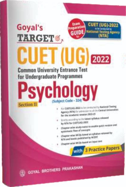 Goyal Target CUET UG Psychology Section II
