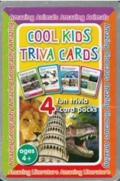 NORTH PARADE PUB. COOL KIDS TRIVA CARDS BOXED SET