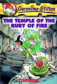 SCHOLASTIC GERONIMO STILTON # 14 THE TEMPLE OF THE RUBY OF FIRE