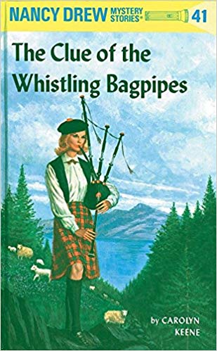 PENGUIN NANCY DREW THE CLUE OF THE WHISTLING BAGPIPES # 41