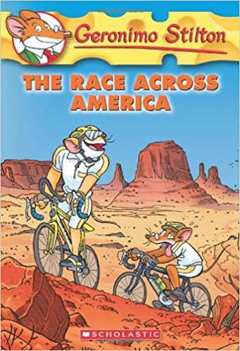 SCHOLASTIC GERONIMO STILTON # 37 THE RACE ACROSS AME