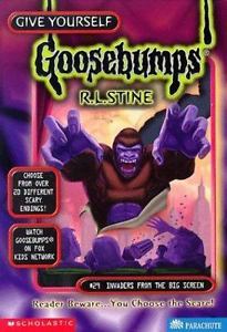 SCHOLASTIC GOOSEBUMPS 29 INVADERS FROM THE BIG SCREEN