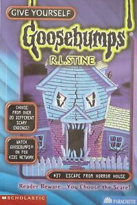 SCHOLASTIC GOOSEBUMPS 37 ESCAPE FROM HORROR HOUSE