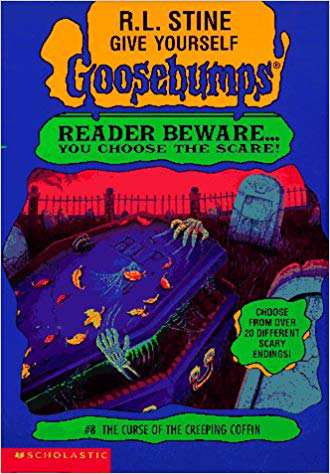 SCHOLASTIC GOOSEBUMPS 8 THE CURSE OF THE CREEPING COFFIN