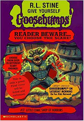 SCHOLASTIC GOOSEBUMPS 17 LITTLE COMIC SHOP OF HORRORS