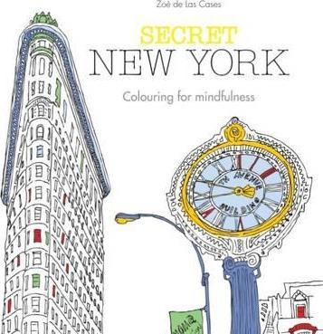 Hachette SECRET NEW YORK COLOURING FOR MINDFULNESS