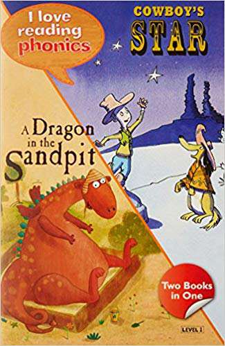 Hachette I LOVE READING PHONICS COWBOYS STAR A DRAGON IN THE SANDPIT