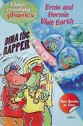 Hachette I LOVE READING PHONICS ERNIE AND HERMIE VISIT EARTH DINA THE RAPPER