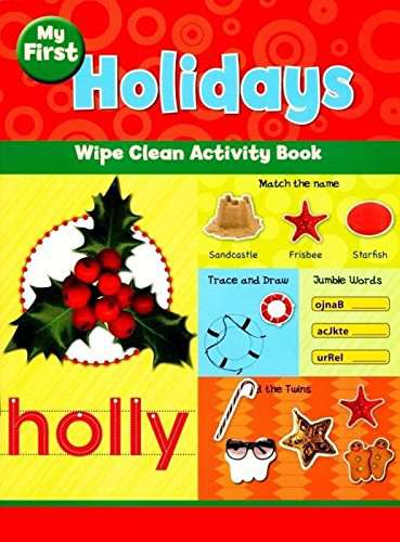 NORTH PARADE PUB. MY FIRST HOLIDAYS WIPE CLEAN ACTIVITY BOOK