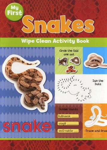 NORTH PARADE PUB. MY FIRST SNAKES WIPE CLEAN ACTIVITY BOOK