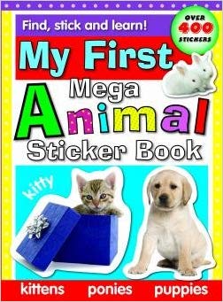 NORTH PARADE PUB. MY FIRST MEGA ANIMAL STICKER BOOKS