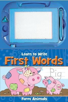 NORTH PARADE PUB. ACTIVITY SKETCH BOOK LEARN TO WRITE FIRST WORDS FARM ANIMALS