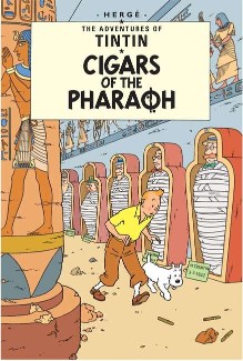 EGMONT CHILDRENS BOOKS THE ADVENTURES OF TINTIN CIGARS OF THE PHARAOH