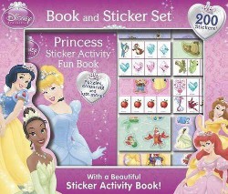 PARRAGON DISNEY PRINCESS BOOK AND STICKER SET 9781445413419