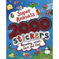 PARRAGON 2000 STICKERS SUPER ANIMALS 9781472307316
