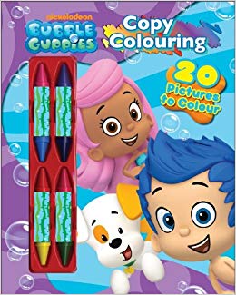 PARRAGON BOOK BUBBLE GUPPIES COPY COLOURING