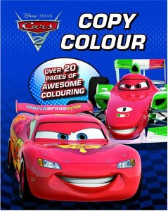 PARRAGON BOOK DISNEY PIXER CAR COPY COLOUR