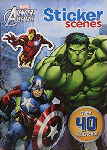 SCHOLASTICS MARVEL AVENGERS ASSEMBLE STICKER SCENIES - PARRAGON